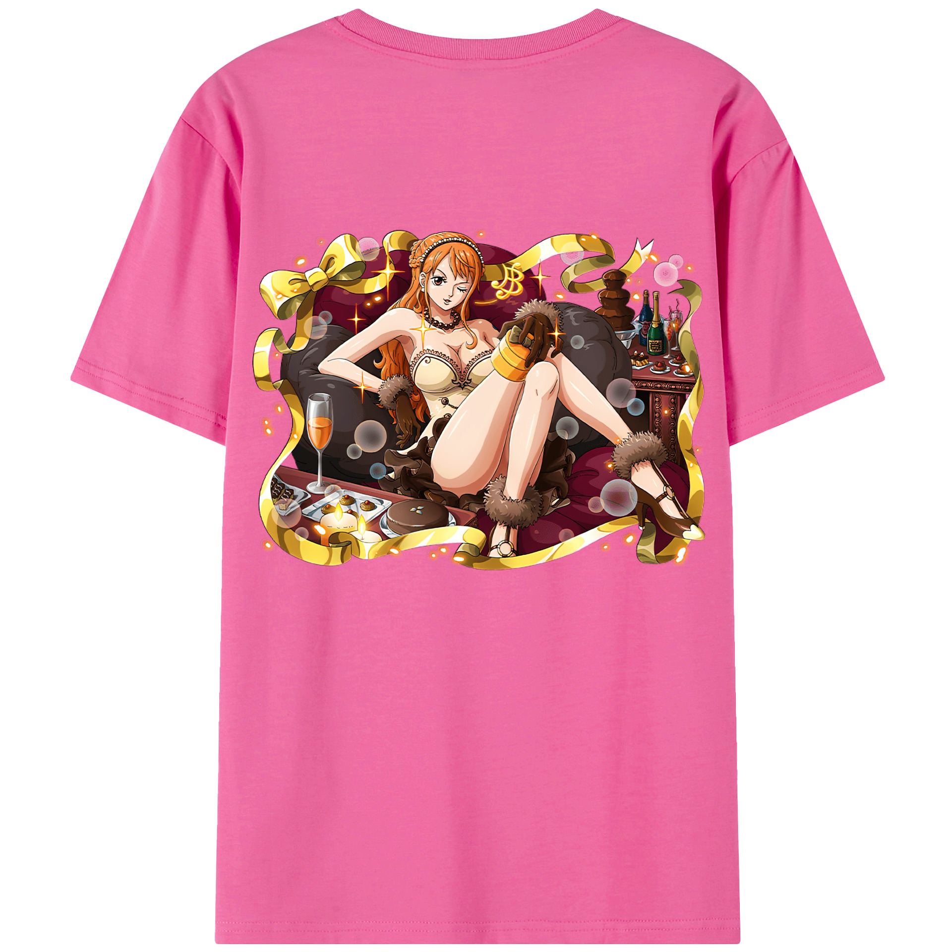 （画像用） ワンピース ナミ ONE PIECE Nami レディース半袖Tシャツ(バックプリント)